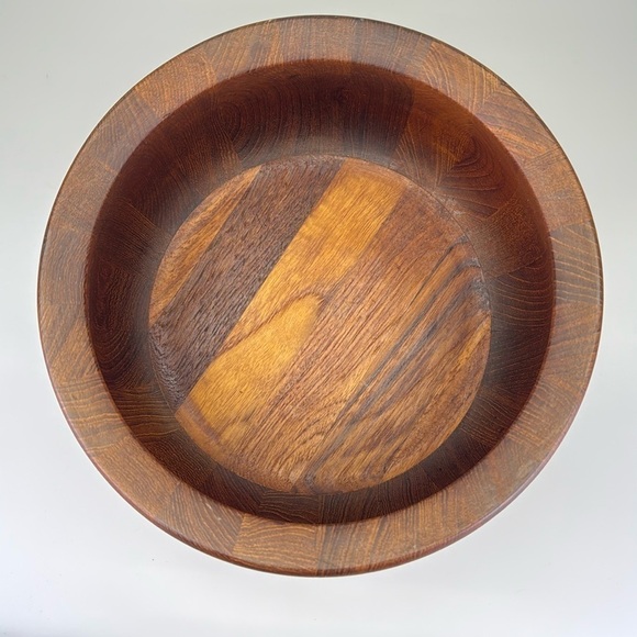 Vintage Danish Large Teak Bowl - Picture 7 of 9